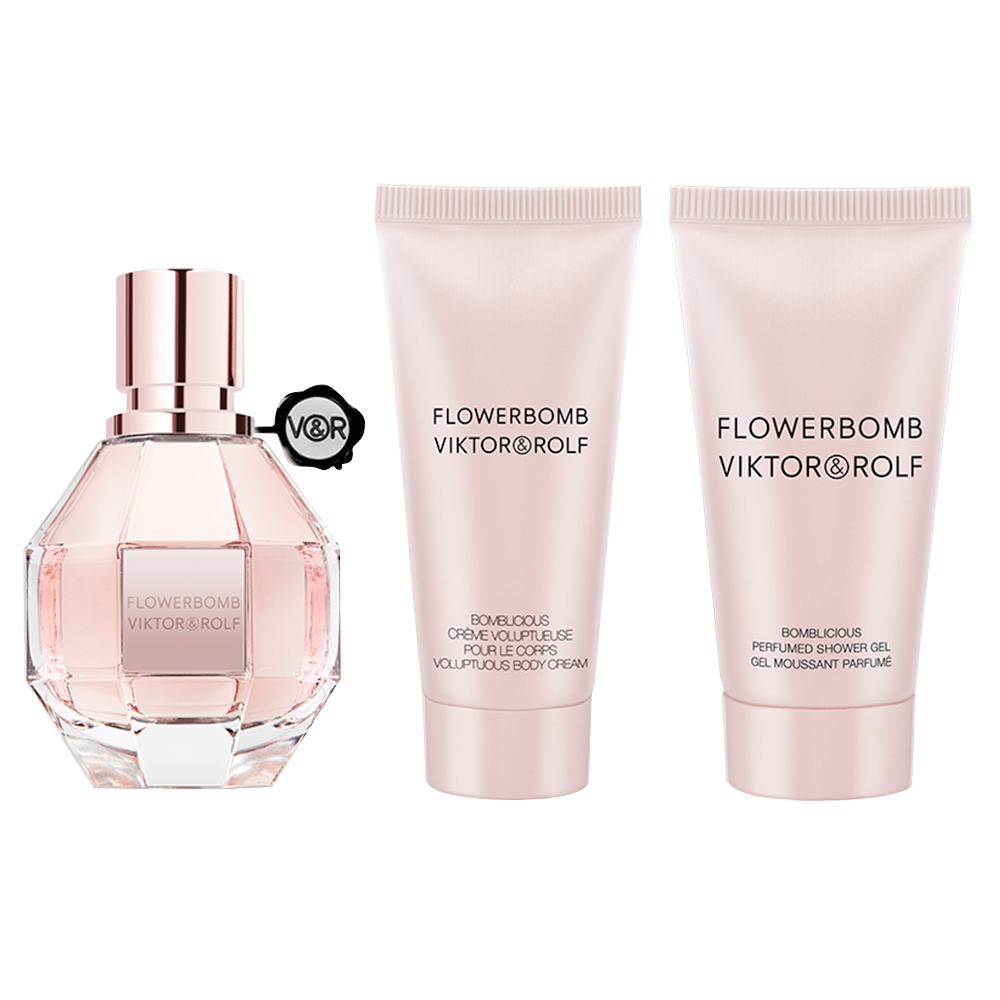 Flowerbomb Deluxe 3 Piece Gift Set Viktor&Rolf